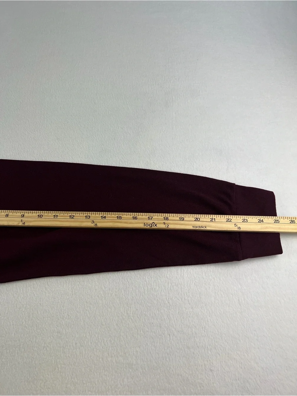 Polo Ralph Lauren Mens Long Sleeve Deep Maroon Polo Shirt Blue Pony Size XXL